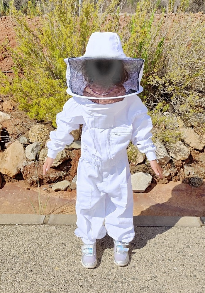 Traje Infantil con careta redonda