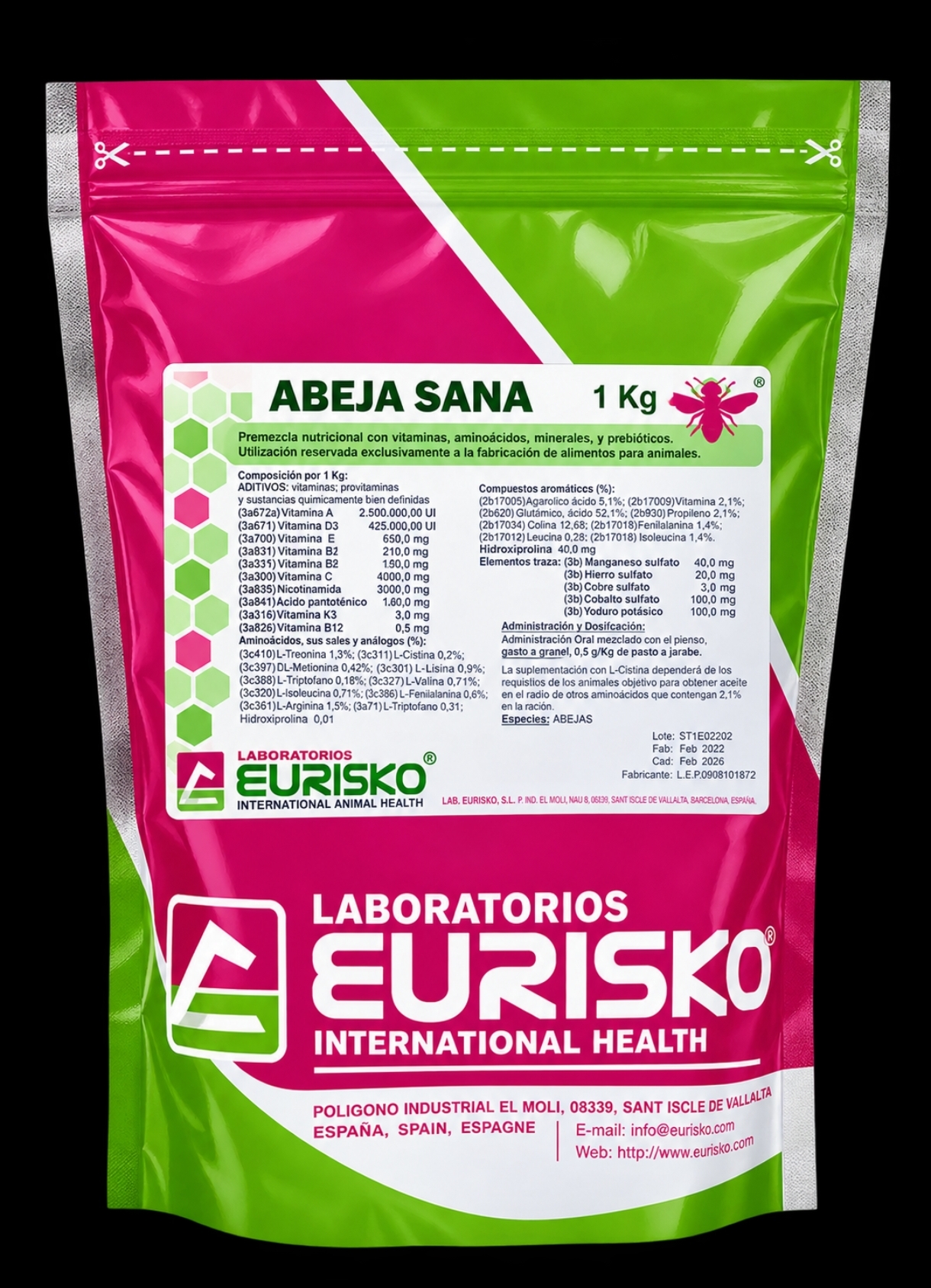 COMPLEMENTO NUTRICIONAL PARA ABEJAS