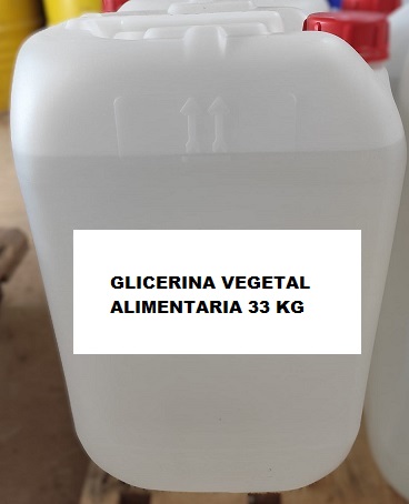 Glicerina Vegetal Alimentaria 33 KG