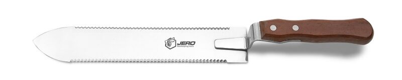 CUCHILLO 24 CM DOBLE SIERRA MANGO MADERA JERO