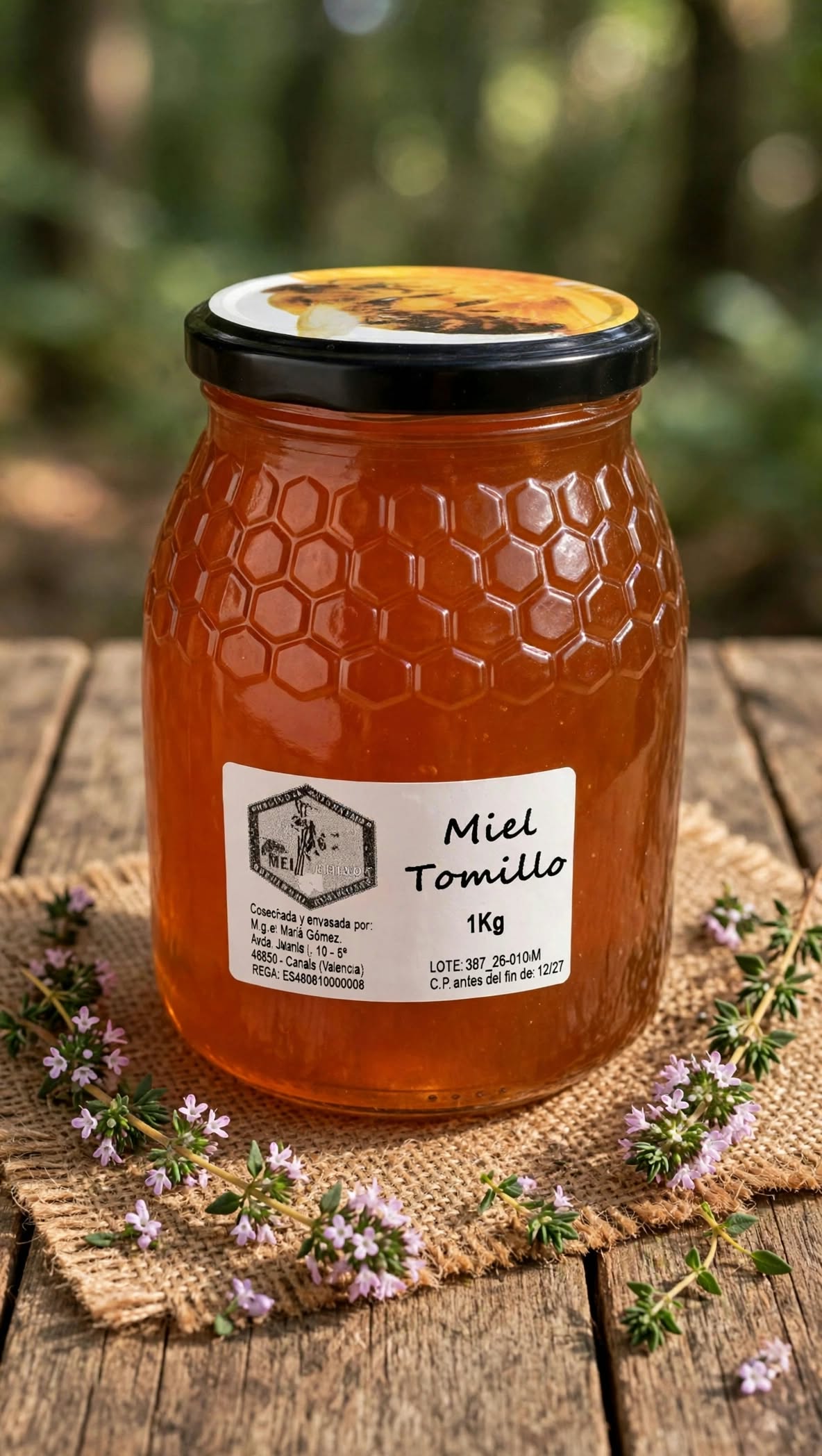 Miel de Tomillo 500 gr o 1 Kg